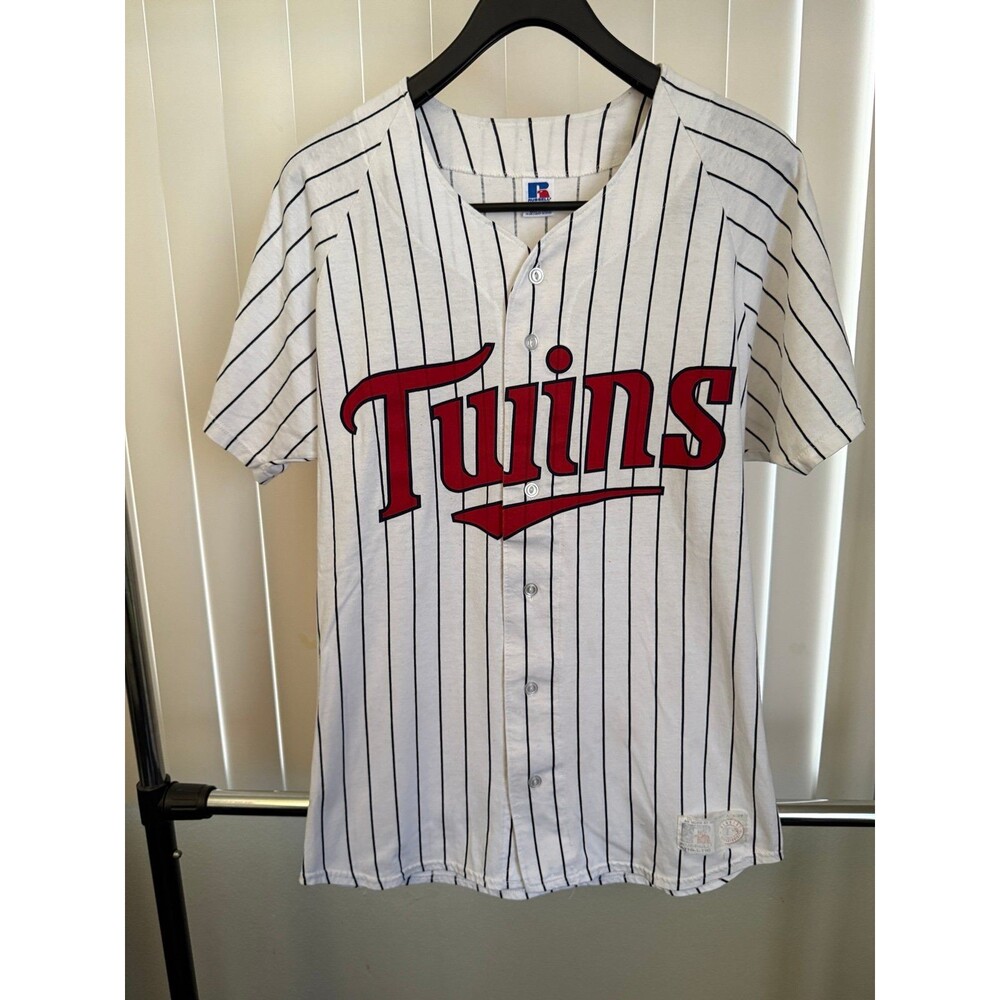 Vintage 90’s Russell Athletic MLB Minnesota Twins Baseball Jersey SIze Medium